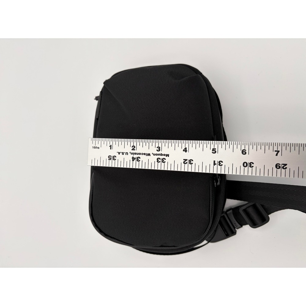 Alpaka Metro Sling V2 Black Weatherproof Tech Crossbody Bag Axoflux 300D - Picture 8 of 9